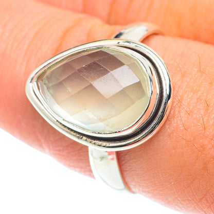 White Quartz Rings handcrafted by Ana Silver Co - RING66043