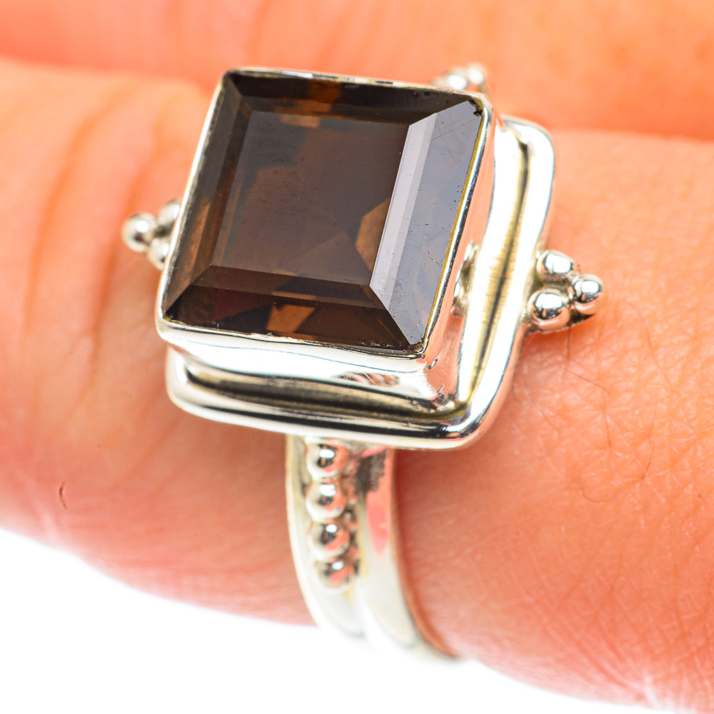 Smoky Quartz Rings handcrafted by Ana Silver Co - RING66045