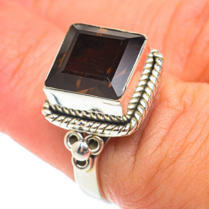 Smoky Quartz Rings handcrafted by Ana Silver Co - RING66047