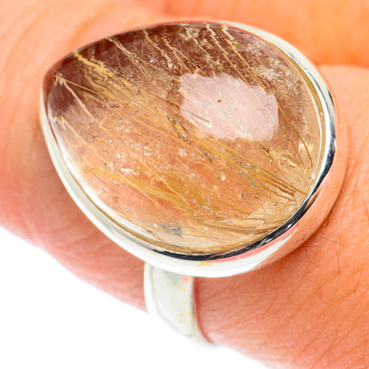 Rutilated Quartz Rings handcrafted by Ana Silver Co - RING66054
