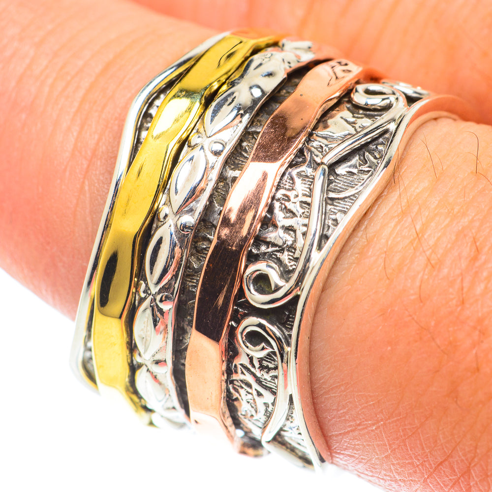 Meditation Spinner Rings handcrafted by Ana Silver Co - RING66055