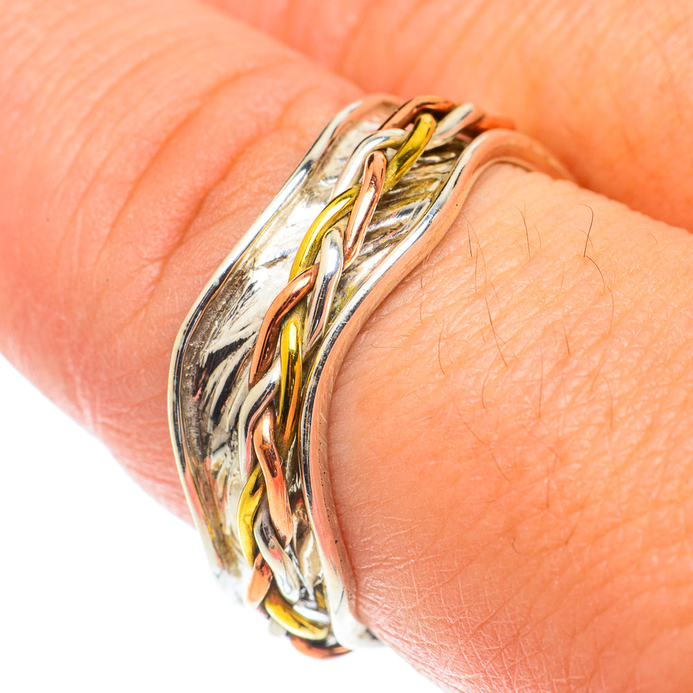 Meditation Spinner Rings handcrafted by Ana Silver Co - RING66056