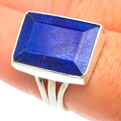Lapis Lazuli Rings handcrafted by Ana Silver Co - RING66061
