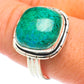 Chrysocolla Rings handcrafted by Ana Silver Co - RING66066