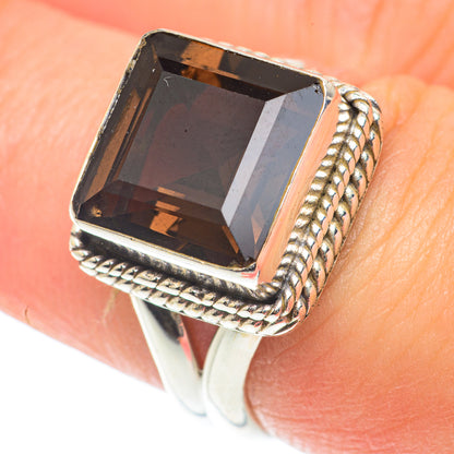 Smoky Quartz Rings handcrafted by Ana Silver Co - RING66070
