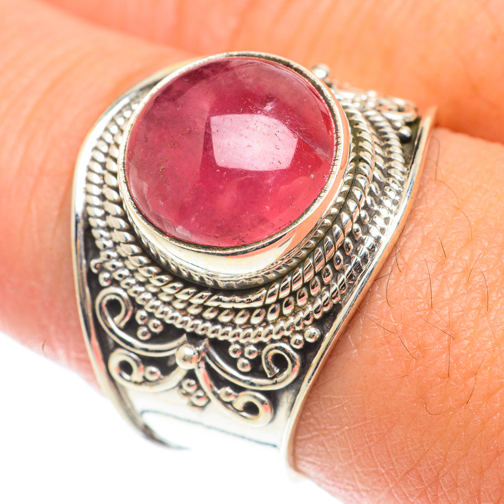 Rhodonite Rings handcrafted by Ana Silver Co - RING66074