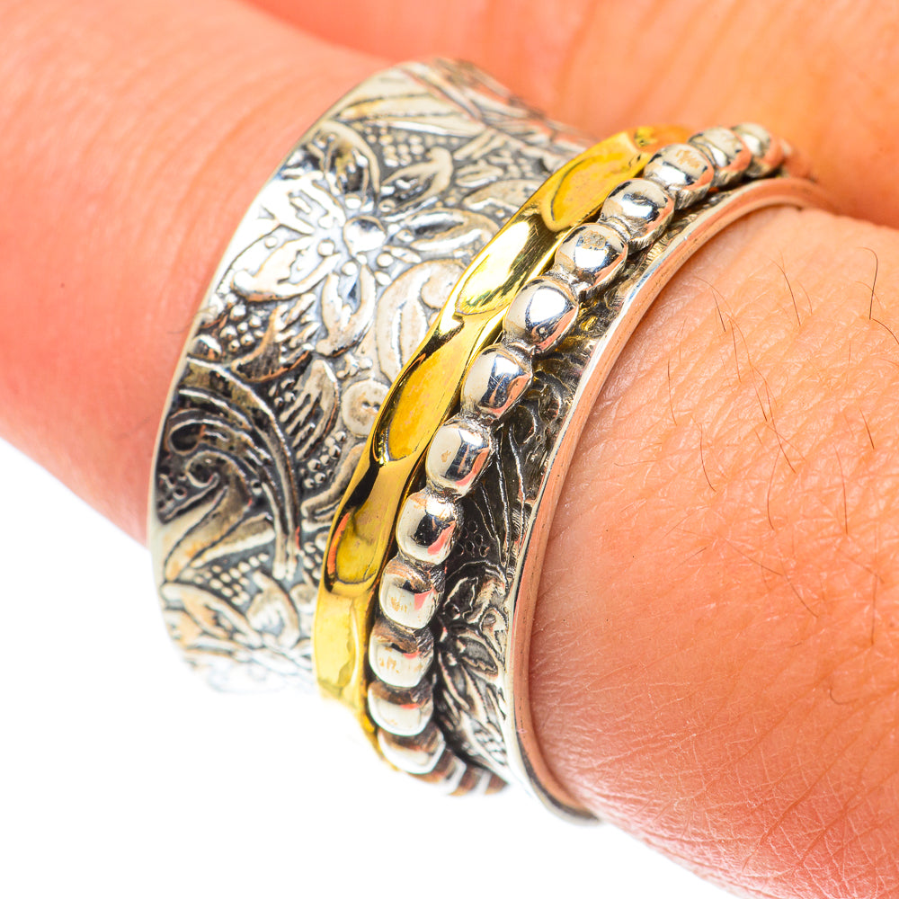 Meditation Spinner Rings handcrafted by Ana Silver Co - RING66077