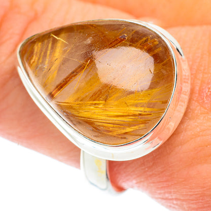 Rutilated Quartz Rings handcrafted by Ana Silver Co - RING66081