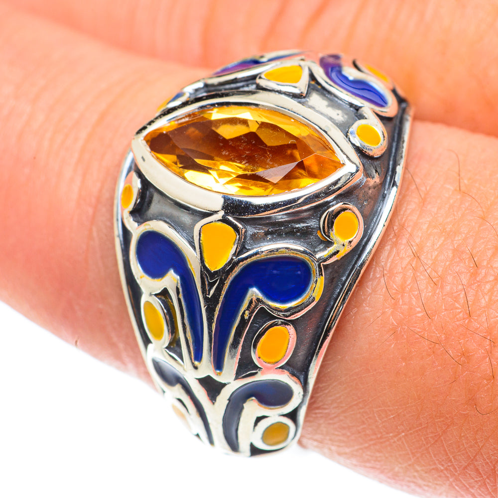 Citrine Rings handcrafted by Ana Silver Co - RING66086