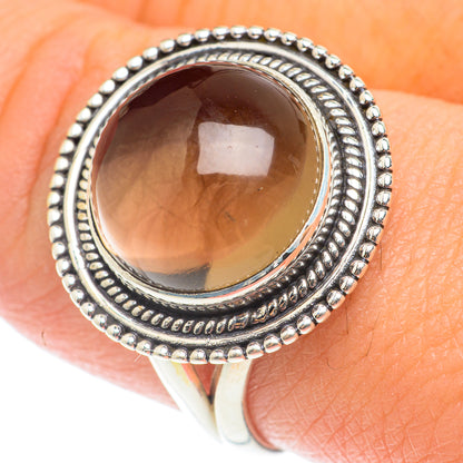 Smoky Quartz Rings handcrafted by Ana Silver Co - RING66096