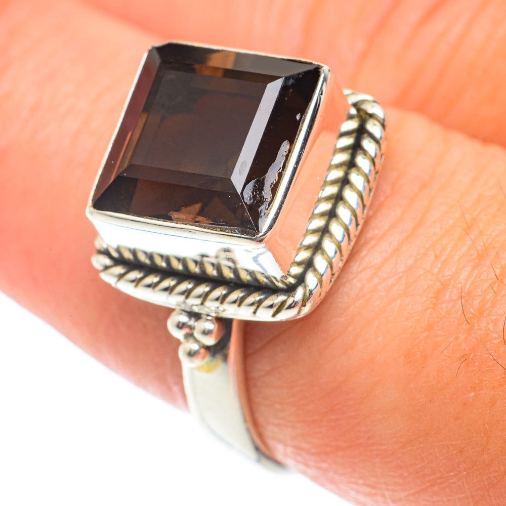 Smoky Quartz Rings handcrafted by Ana Silver Co - RING66097