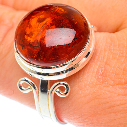 Baltic Amber Rings handcrafted by Ana Silver Co - RING66103