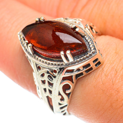 Baltic Amber Rings handcrafted by Ana Silver Co - RING66104