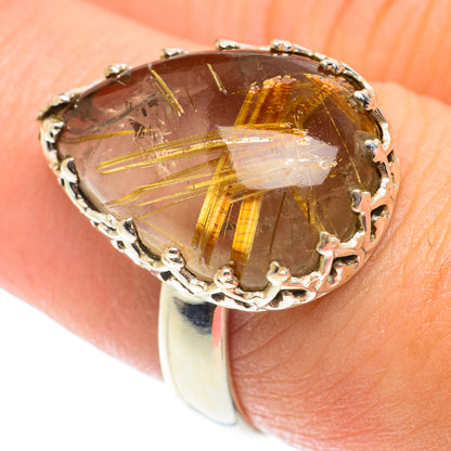 Rutilated Quartz Rings handcrafted by Ana Silver Co - RING66105
