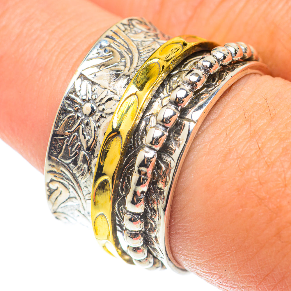 Meditation Spinner Rings handcrafted by Ana Silver Co - RING66106
