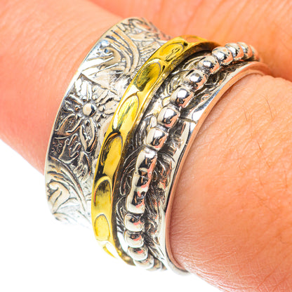 Meditation Spinner Rings handcrafted by Ana Silver Co - RING66106