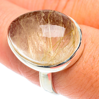 Rutilated Quartz Rings handcrafted by Ana Silver Co - RING66109