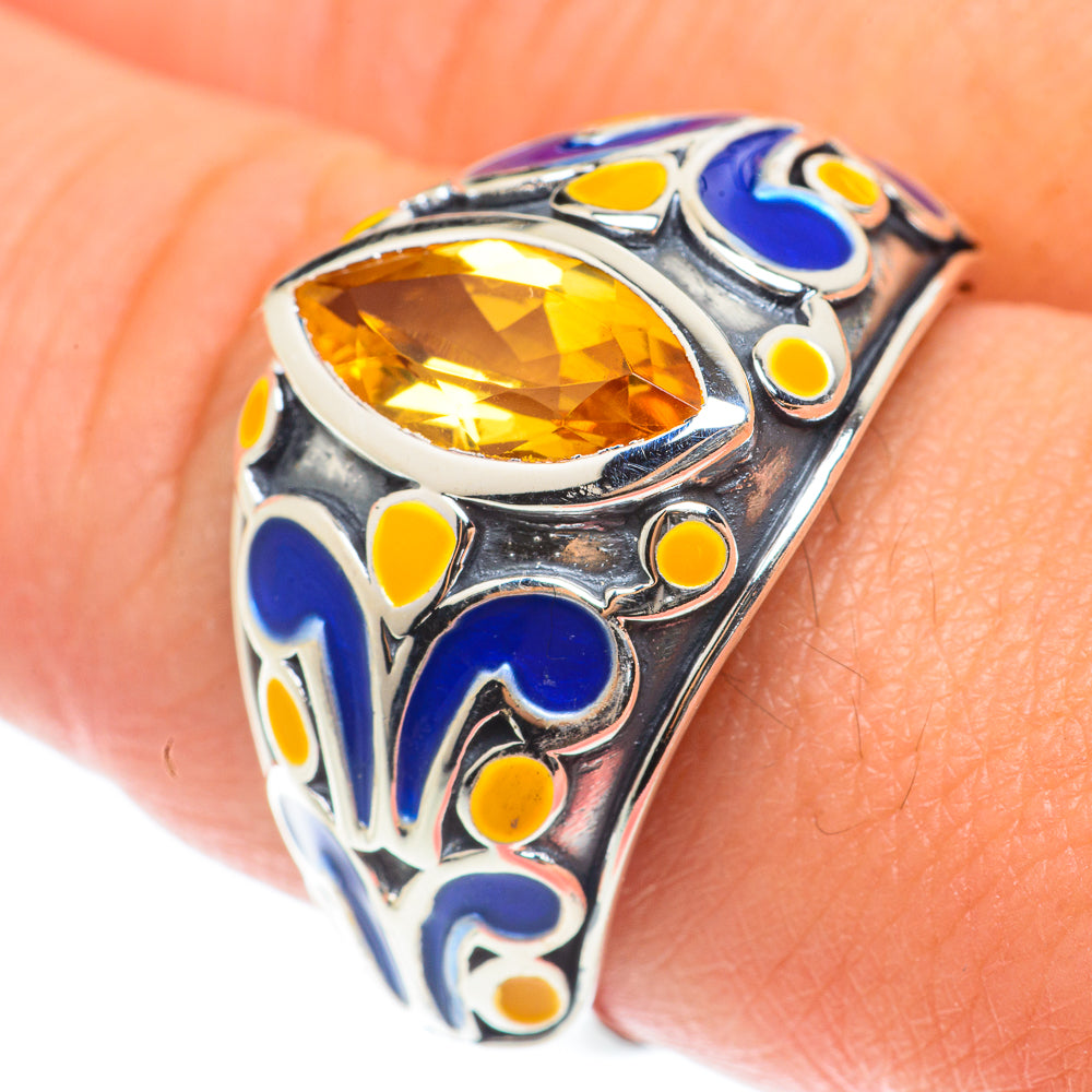 Citrine Rings handcrafted by Ana Silver Co - RING66110