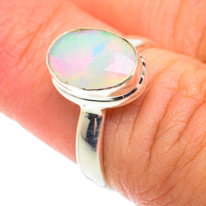 Ethiopian Opal Rings handcrafted by Ana Silver Co - RING66111