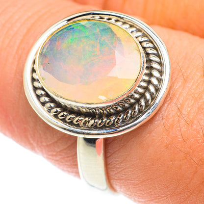 Ethiopian Opal Rings handcrafted by Ana Silver Co - RING66112