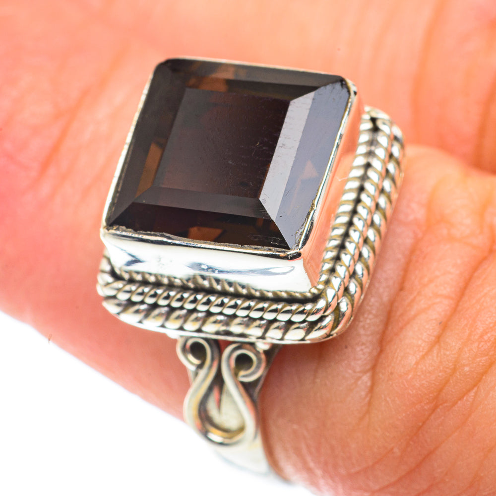 Smoky Quartz Rings handcrafted by Ana Silver Co - RING66117