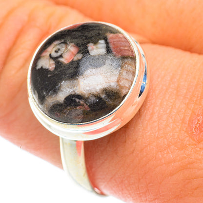 Crinoid Fossil Rings handcrafted by Ana Silver Co - RING66118