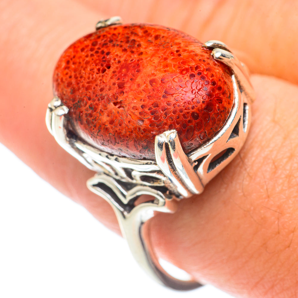 Sponge Coral Rings handcrafted by Ana Silver Co - RING66120