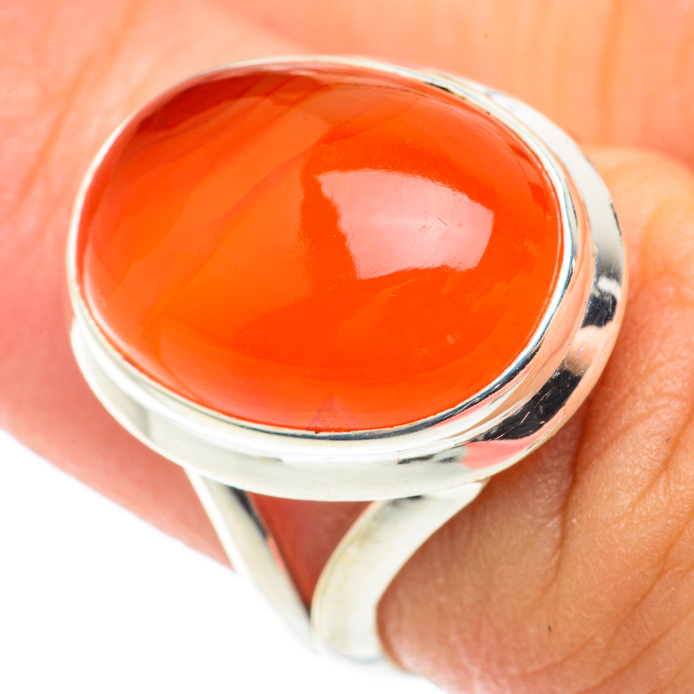 Carnelian Rings handcrafted by Ana Silver Co - RING66121