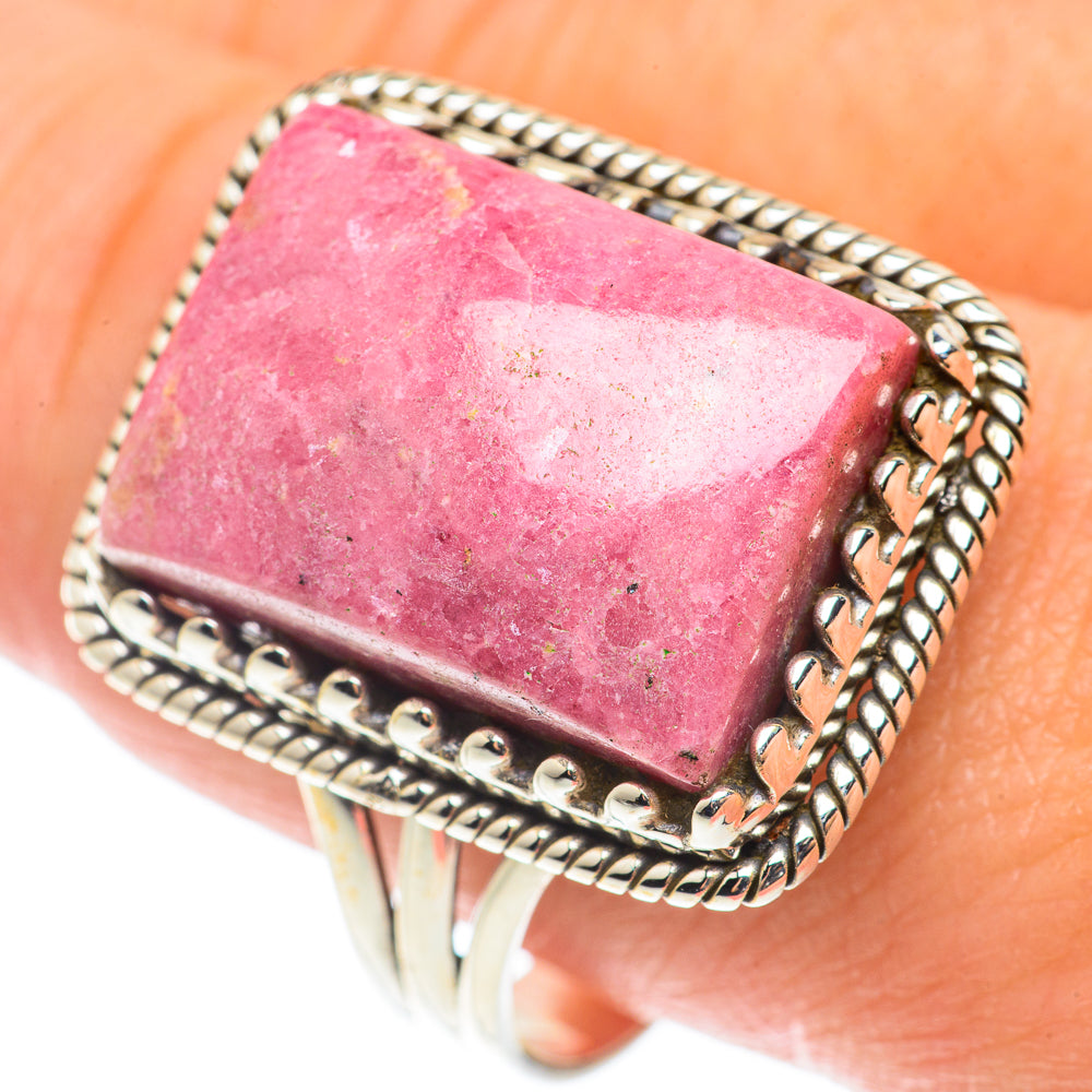 Rhodochrosite Rings handcrafted by Ana Silver Co - RING66123