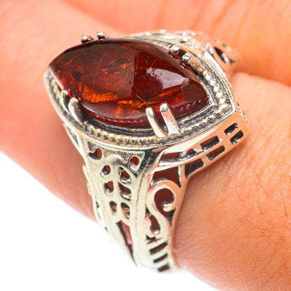 Baltic Amber Rings handcrafted by Ana Silver Co - RING66125