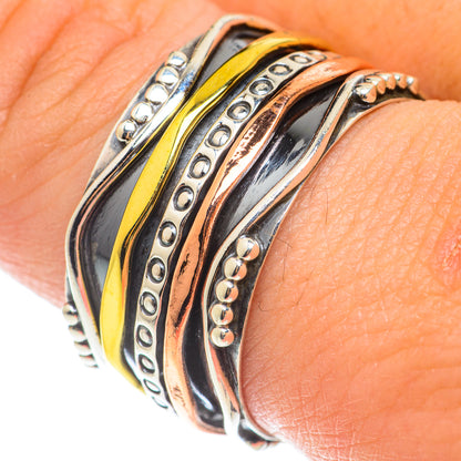 Meditation Spinner Rings handcrafted by Ana Silver Co - RING66130