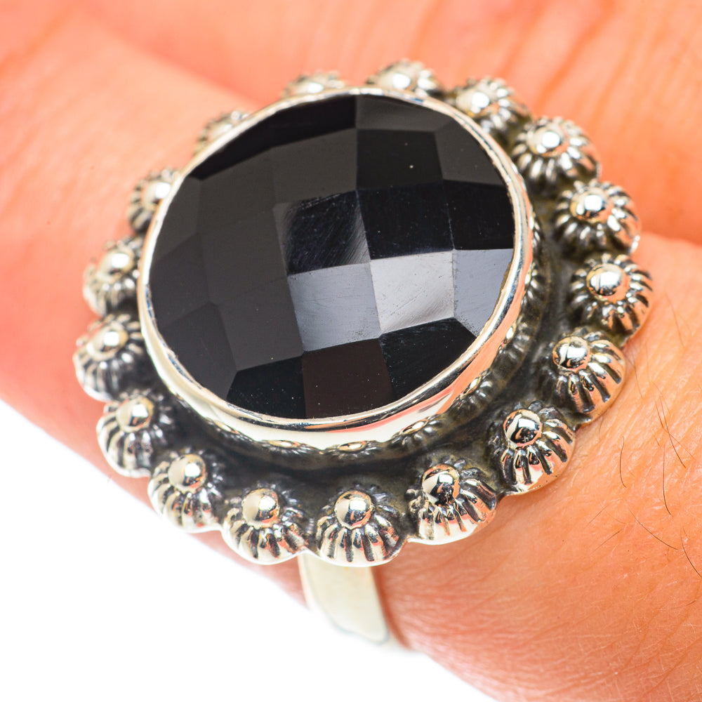 Black Onyx Rings handcrafted by Ana Silver Co - RING66131