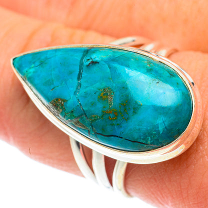 Chrysocolla Rings handcrafted by Ana Silver Co - RING66144
