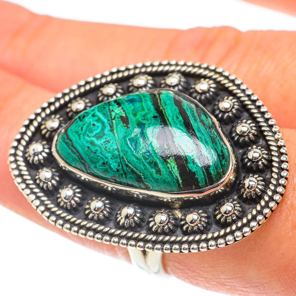 Chrysocolla Rings handcrafted by Ana Silver Co - RING66147