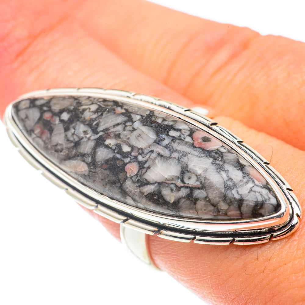 Crinoid Fossil Rings handcrafted by Ana Silver Co - RING66149