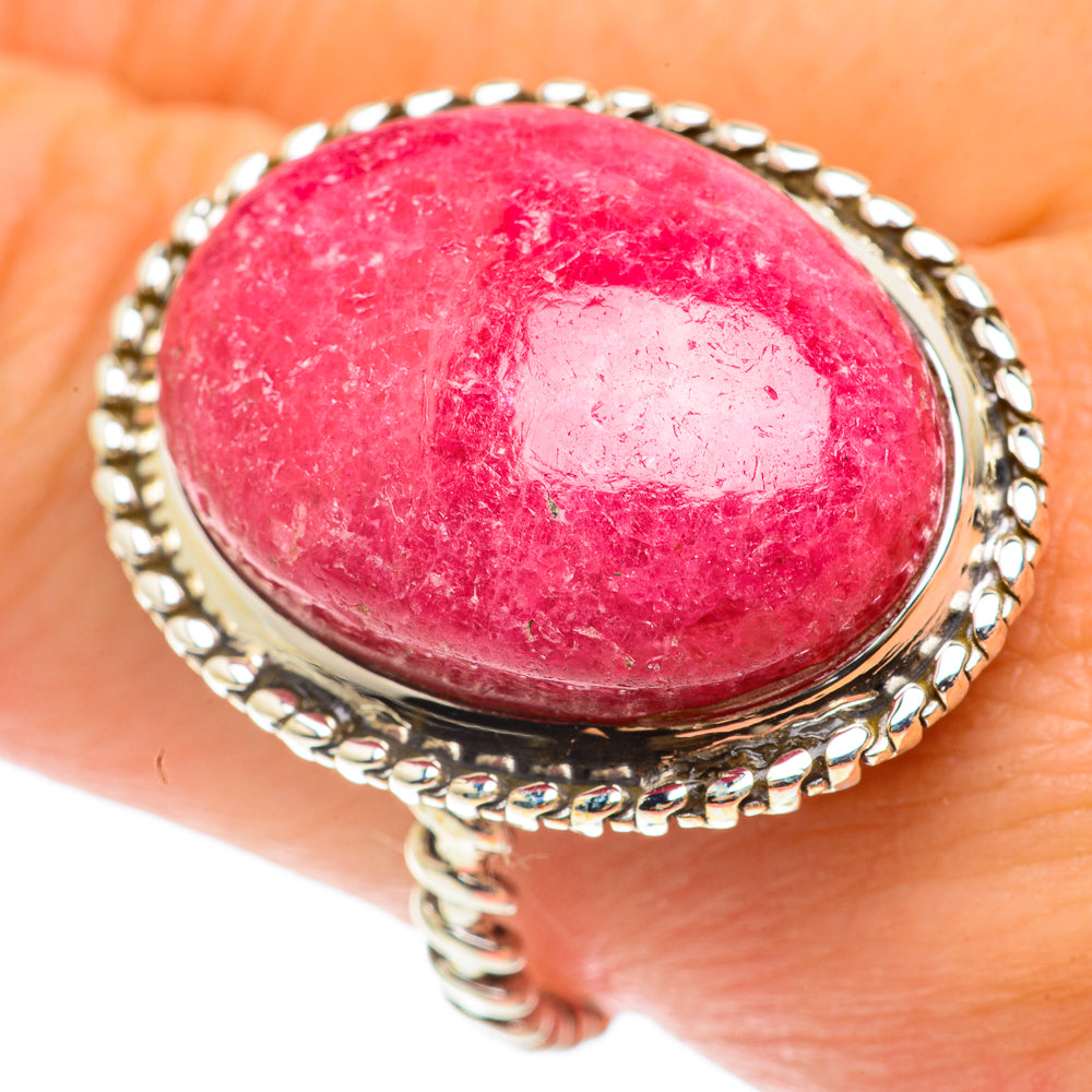 Rhodonite Rings handcrafted by Ana Silver Co - RING66155