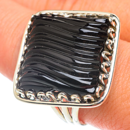 Black Onyx Rings handcrafted by Ana Silver Co - RING66163
