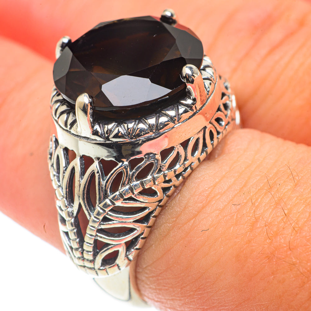 Smoky Quartz Rings handcrafted by Ana Silver Co - RING66175