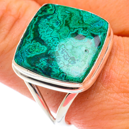 Chrysocolla Rings handcrafted by Ana Silver Co - RING66184