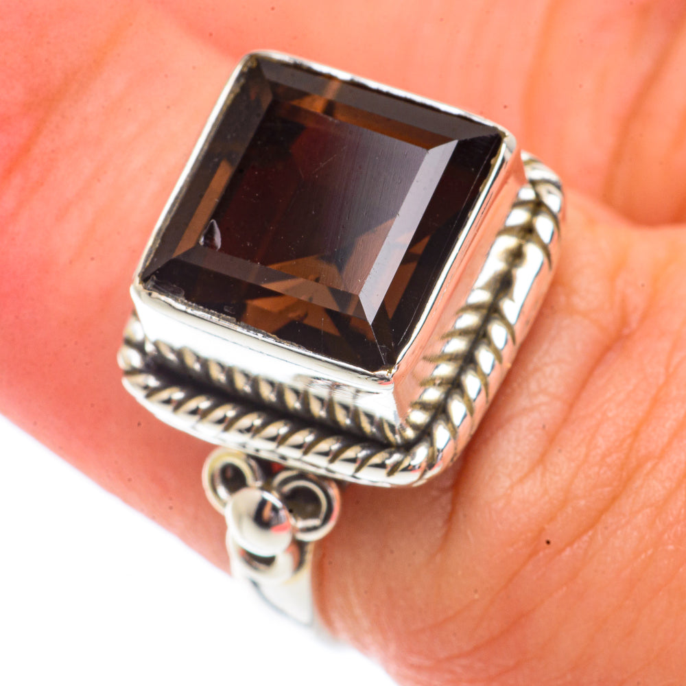 Smoky Quartz Rings handcrafted by Ana Silver Co - RING66185