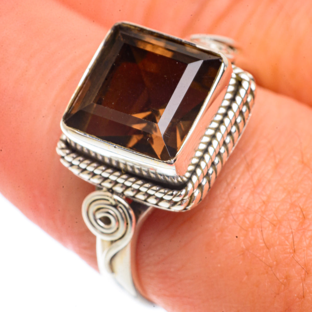 Smoky Quartz Rings handcrafted by Ana Silver Co - RING66186