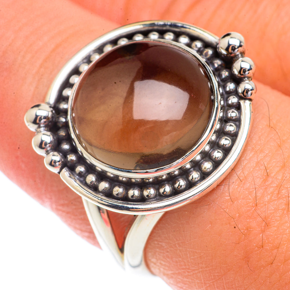 Smoky Quartz Rings handcrafted by Ana Silver Co - RING66187
