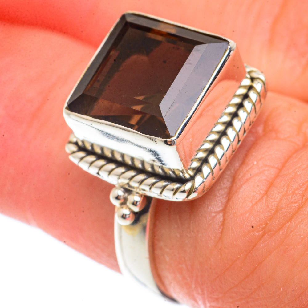 Smoky Quartz Rings handcrafted by Ana Silver Co - RING66188