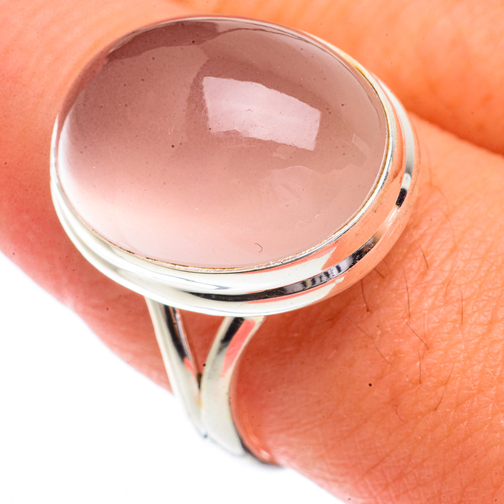 Rose Quartz Rings handcrafted by Ana Silver Co - RING66193