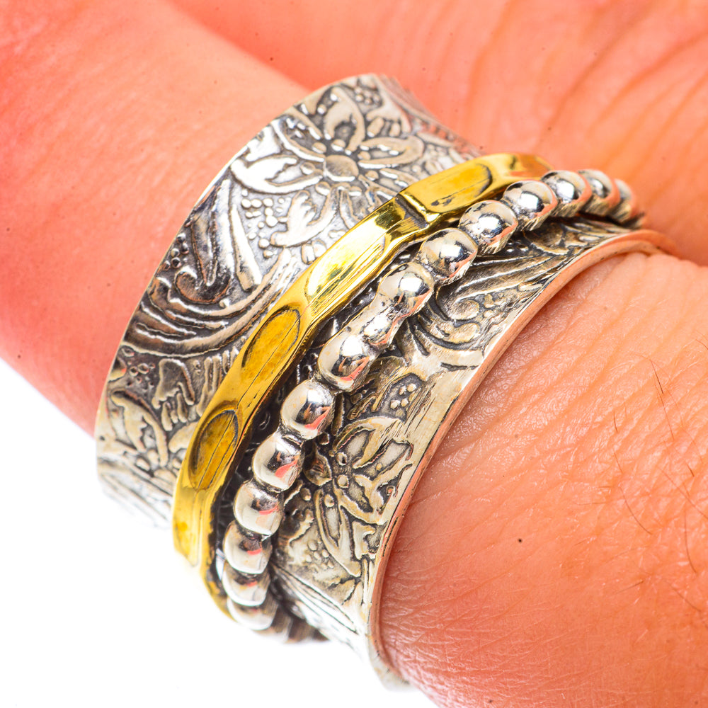 Meditation Spinner Rings handcrafted by Ana Silver Co - RING66196