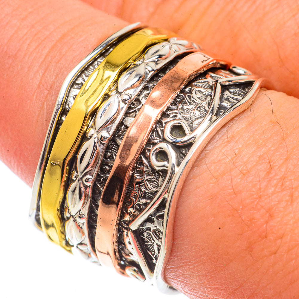 Meditation Spinner Rings handcrafted by Ana Silver Co - RING66198