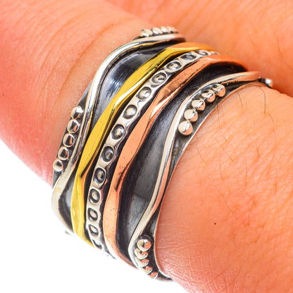 Meditation Spinner Rings handcrafted by Ana Silver Co - RING66201
