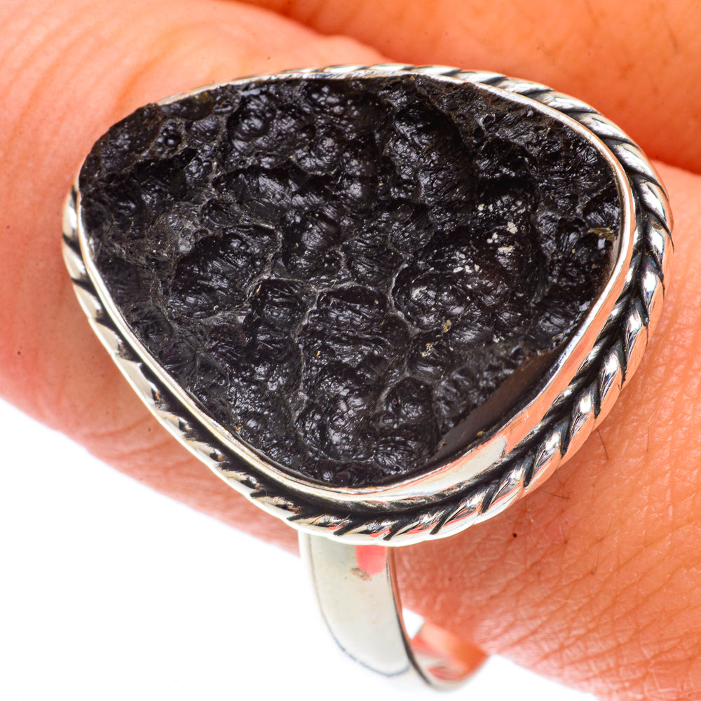 Tektite Rings handcrafted by Ana Silver Co - RING66203