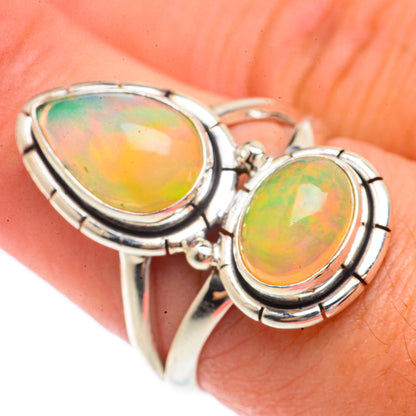 Ethiopian Opal Rings handcrafted by Ana Silver Co - RING66209