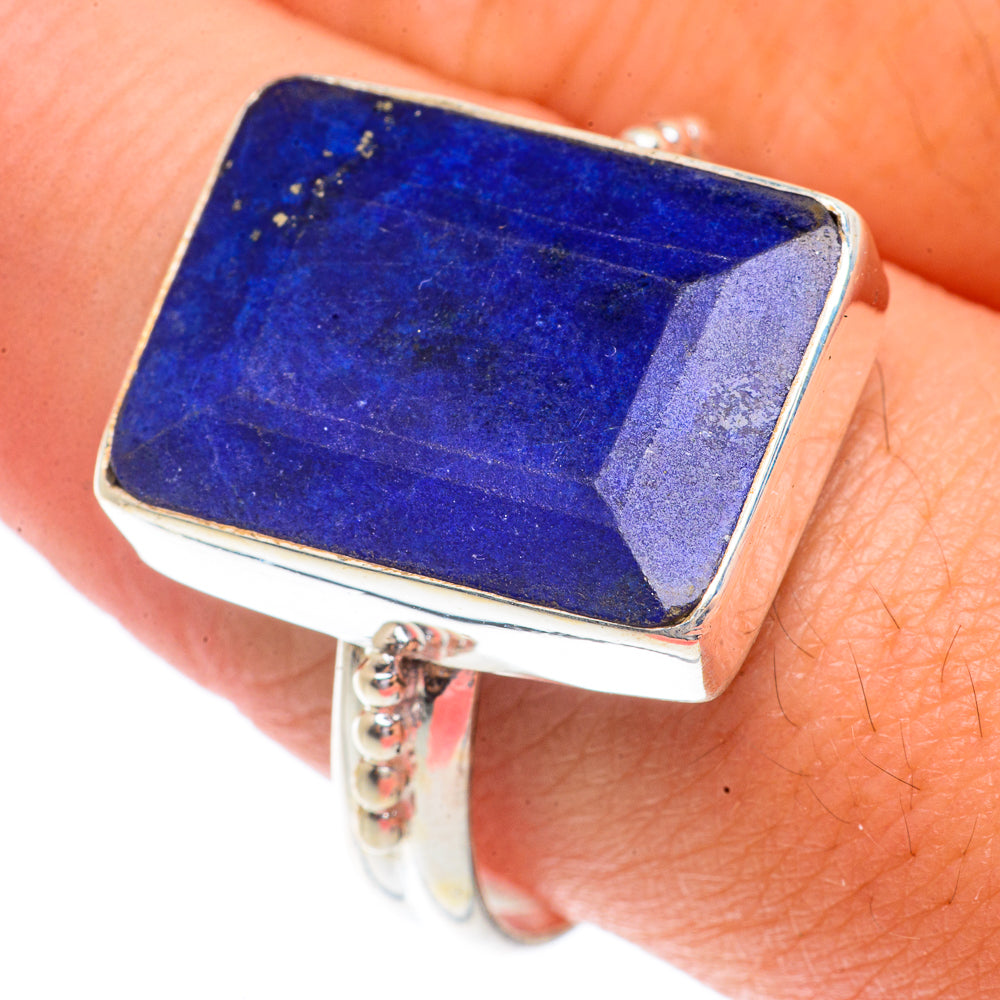 Lapis Lazuli Rings handcrafted by Ana Silver Co - RING66213